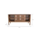 Linear Low Storage Unit - Ash-Consoles & Sideboards-Yester Home
