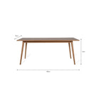 Longcot Dining Table - Oak-Dining Tables & Sets-Yester Home