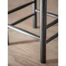 Longworth Bar Stool, Black Frame - Oak-Indoor Furniture-Yester Home