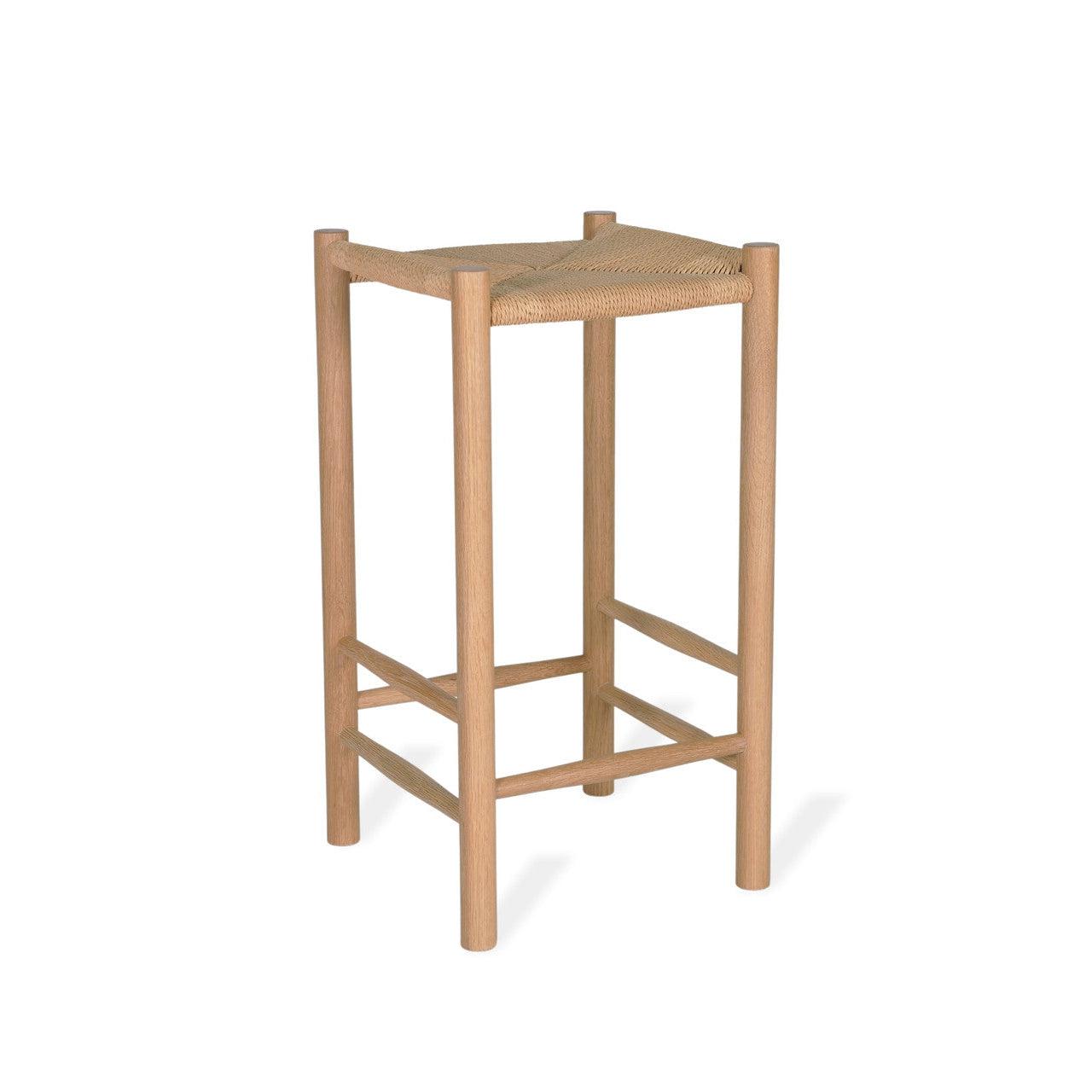 Longworth Bar Stool - Oak-Indoor Furniture-Yester Home