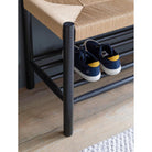Longworth Hallway Bench | Black - Shoe Storage - Garden Trading - Yester Home