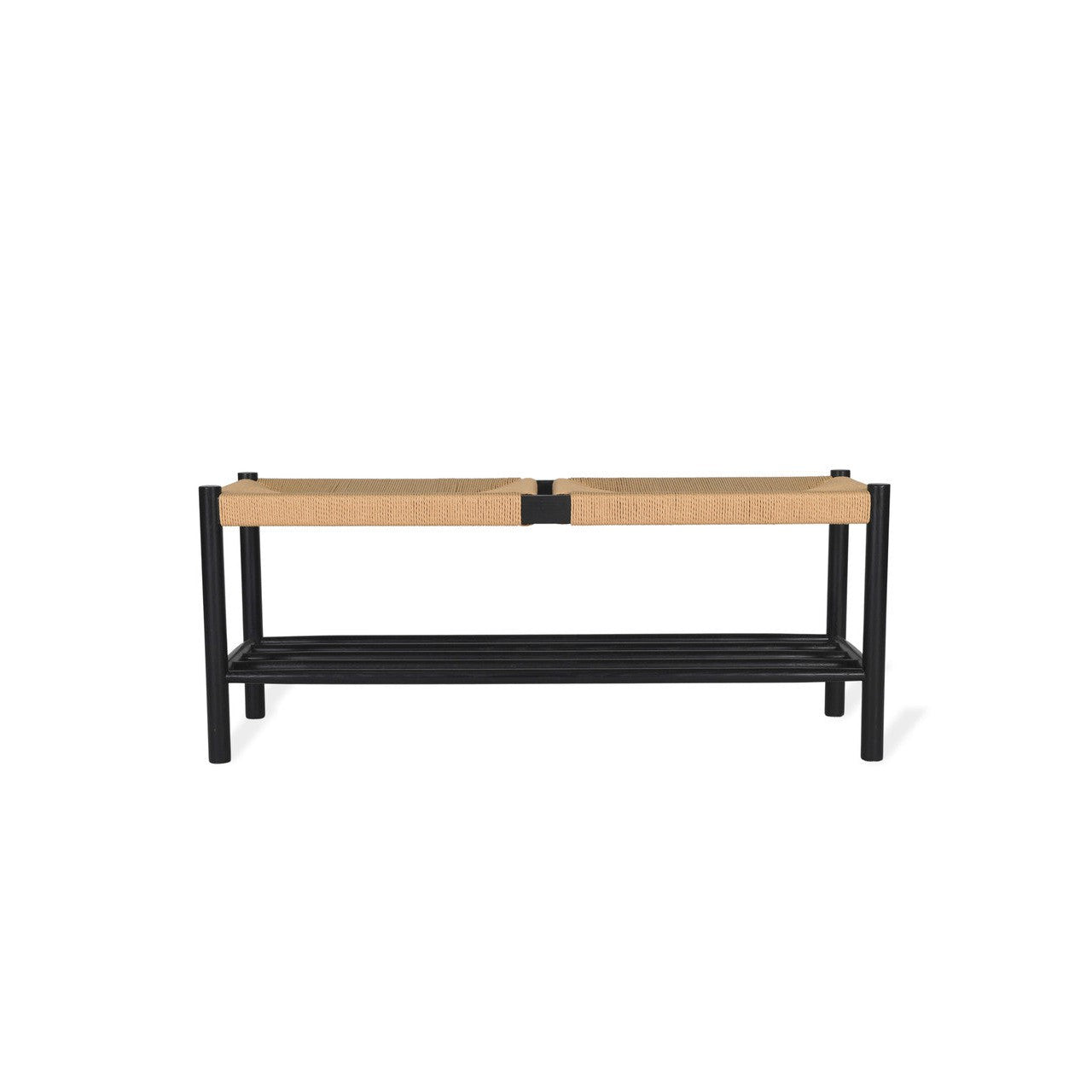 Longworth Hallway Bench | Black - Shoe Storage - Garden Trading - Yester Home
