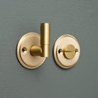 Luxe Brass Classic Bathroom Thumbturn Lock - Thumbturns - Yester Home - Yester Home