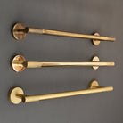 Luxe Knurled Brass Bar Towel Rail - Towel Rails - Yester Home - Yester Home