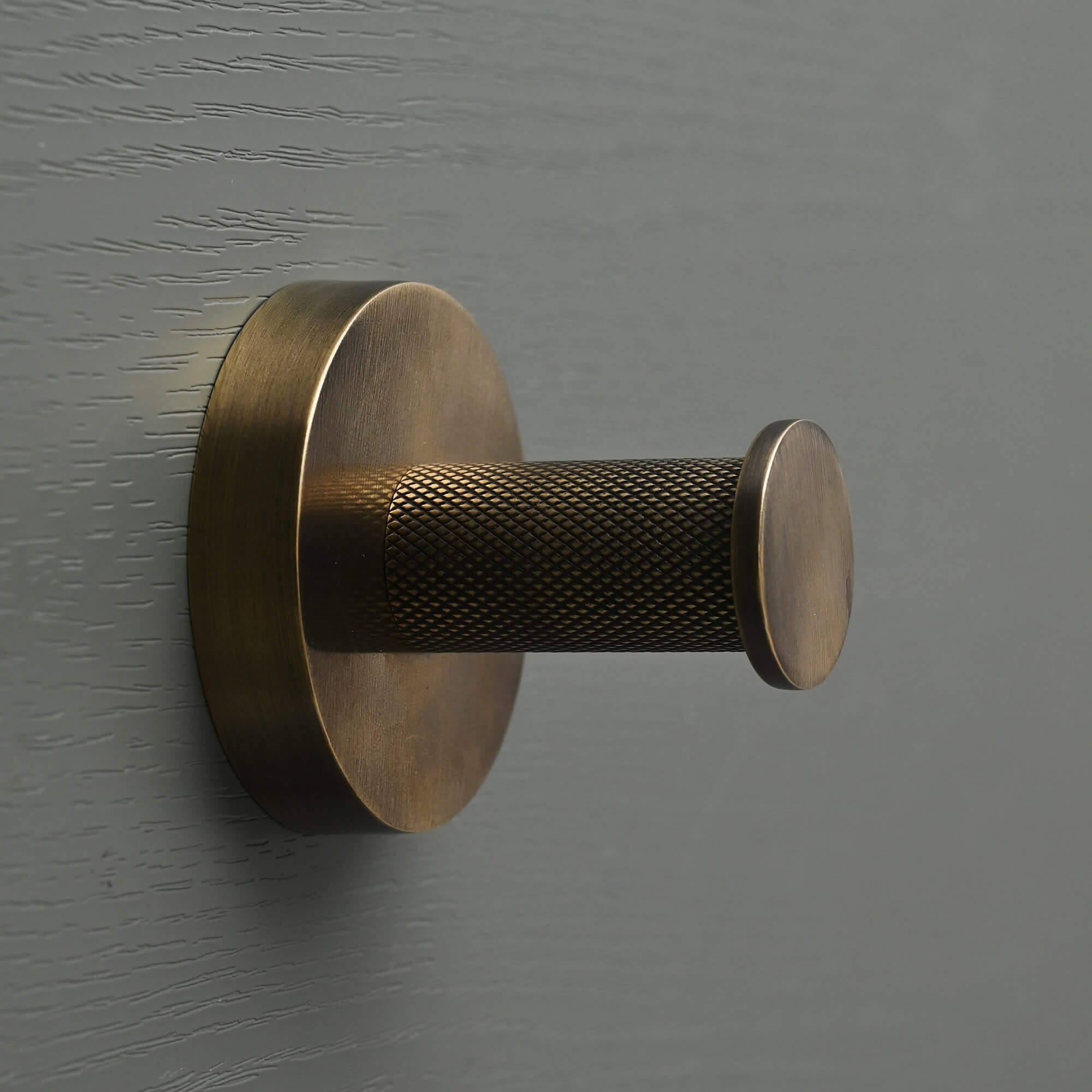 Luxe Knurled Brass Hook - Coat Hooks - Yester Home - Yester Home