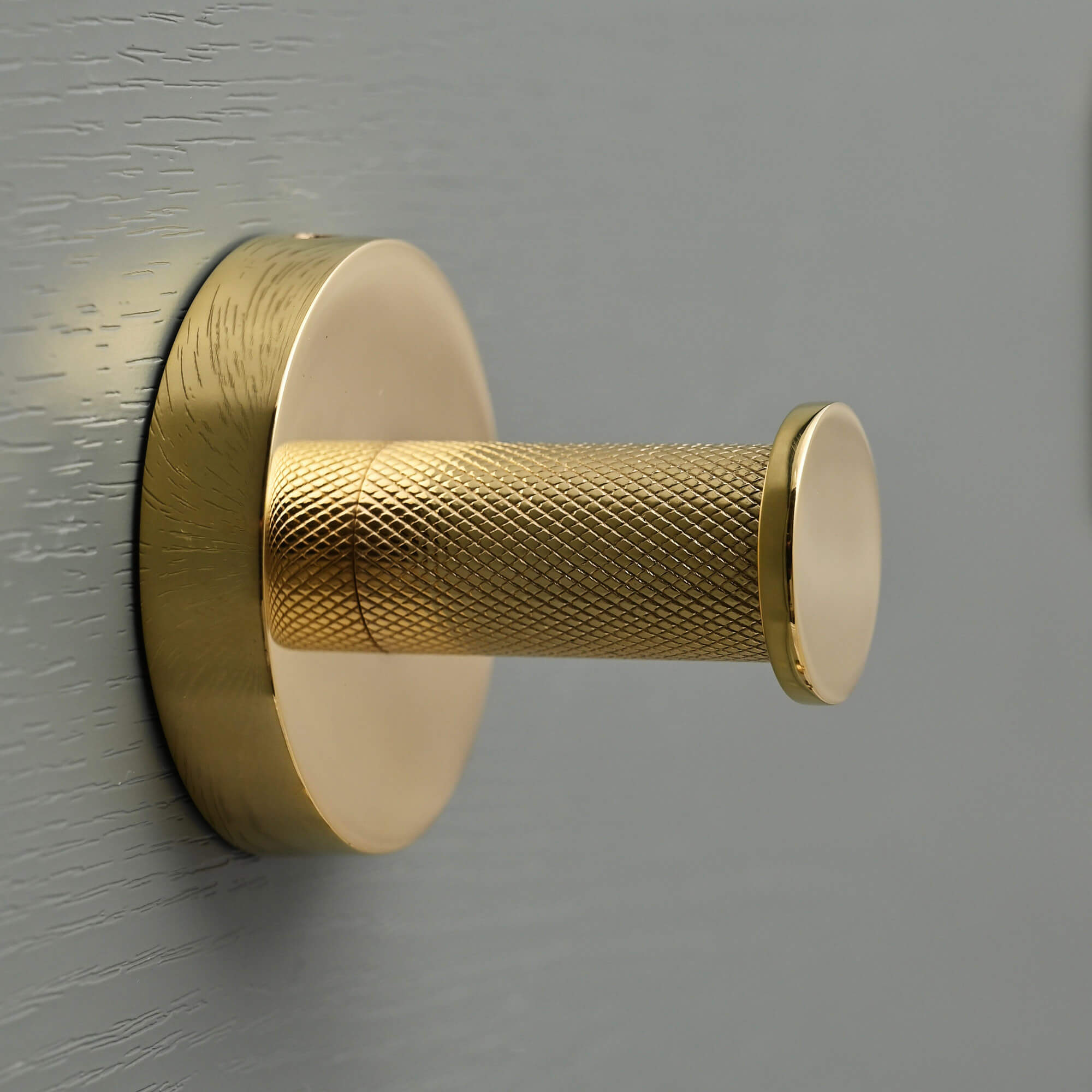 Luxe Knurled Brass Hook - Coat Hooks - Yester Home - Yester Home