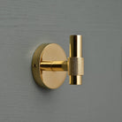 Luxe Knurled Brass T Hook - Coat Hooks - Yester Home - Yester Home