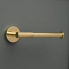 Luxe Knurled Brass Toilet Roll Holder - Toilet Roll Holders - Yester Home - Yester Home