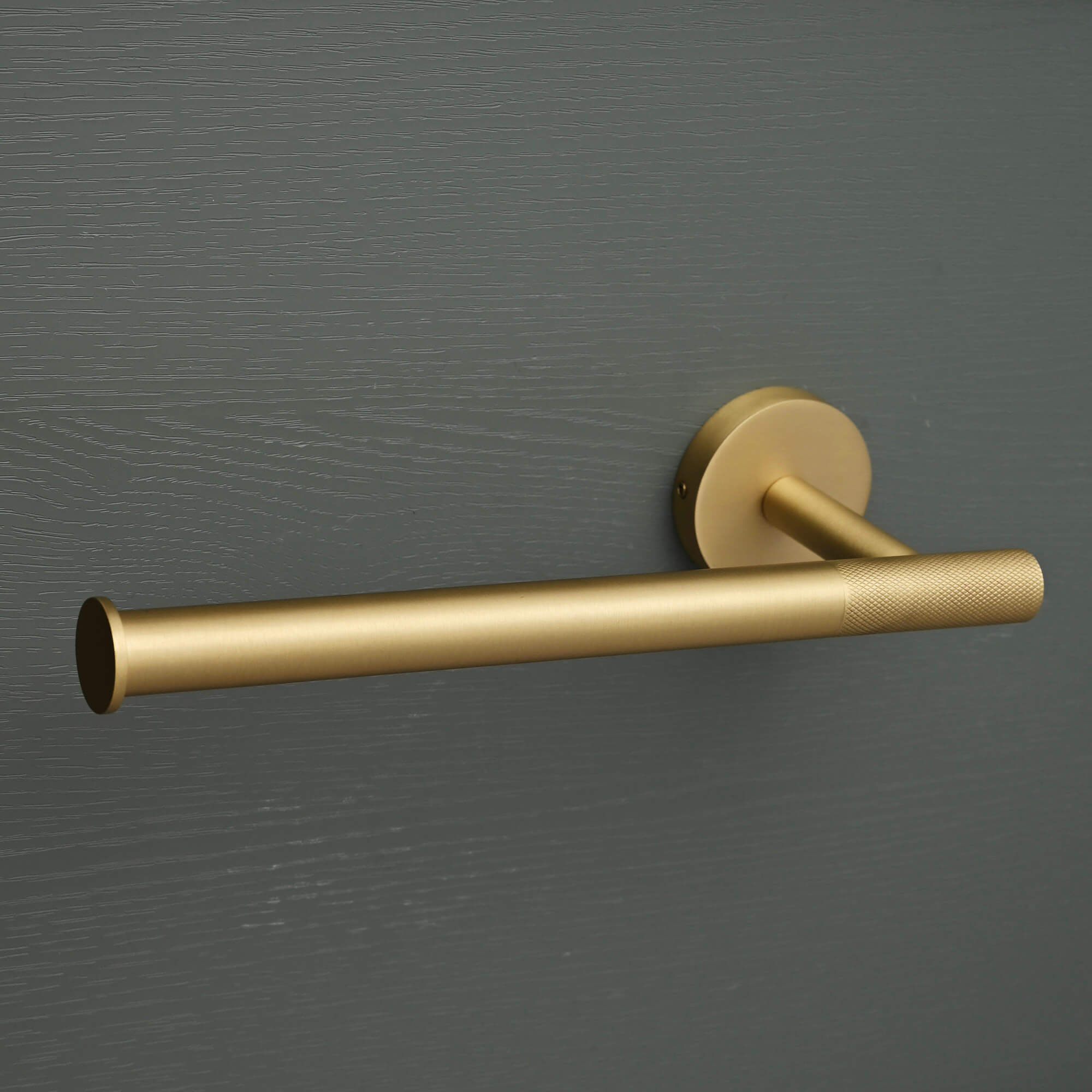 Luxe Knurled Brass Towel Rail - Towel Rails - Yester Home - Yester Home