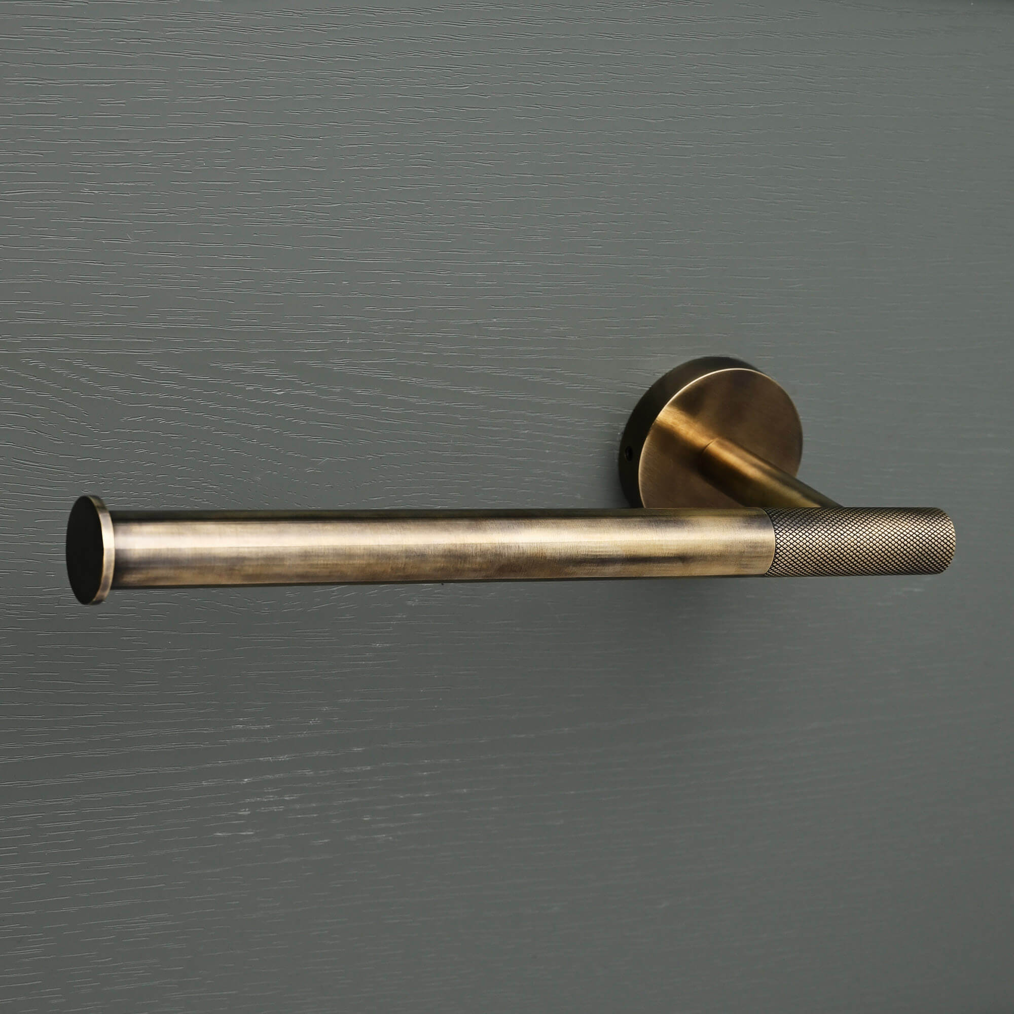 Luxe Knurled Brass Towel Rail - Towel Rails - Yester Home - Yester Home