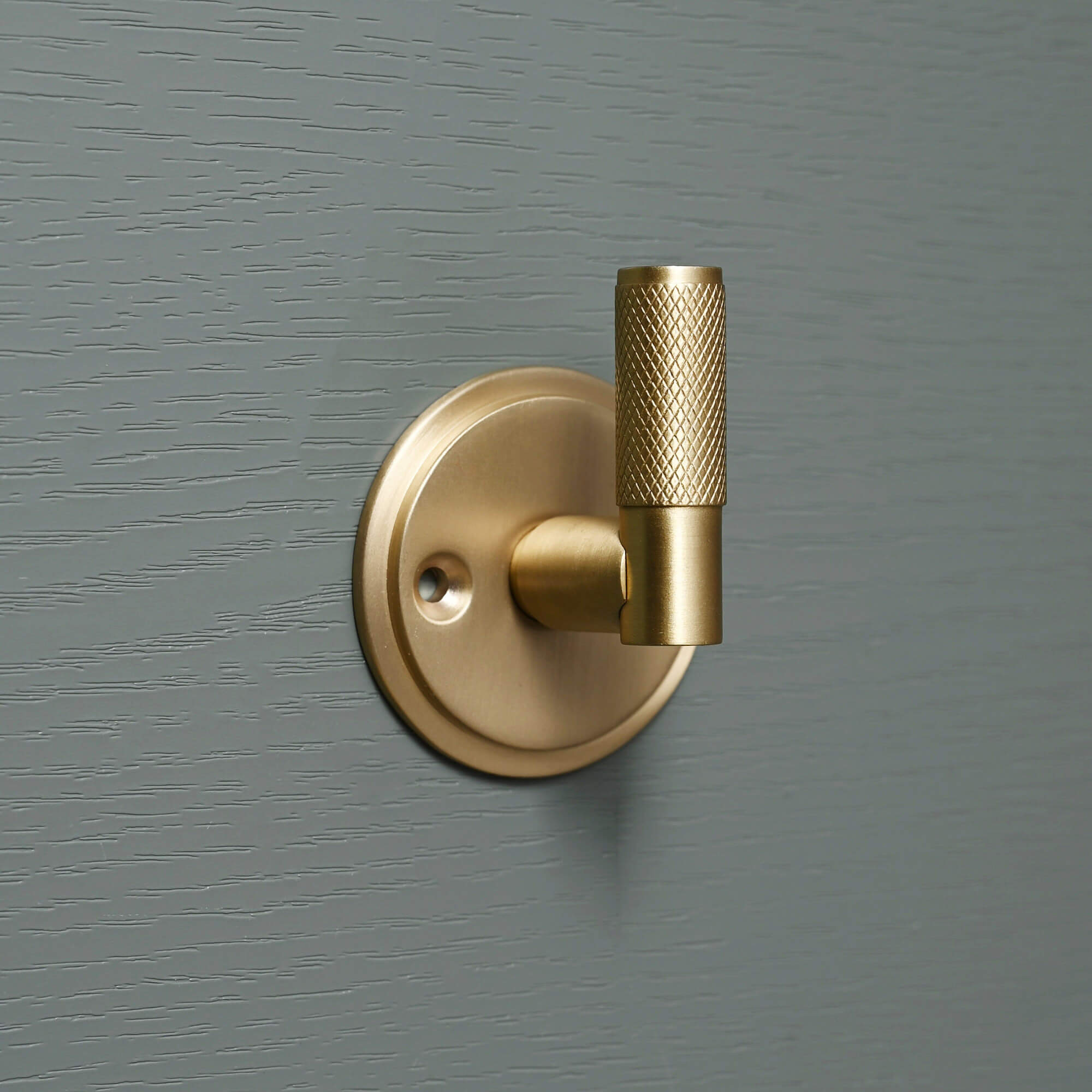 Luxe Brass Knurled Bathroom Thumbturn Lock - Thumbturns - Yester Home - Yester Home