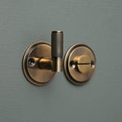 Luxe Brass Knurled Bathroom Thumbturn Lock - Thumbturns - Yester Home - Yester Home