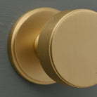 Luxe Knurled Round Solid Brass Door Knobs - Door Knobs - Yester Home - Yester Home