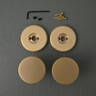 Luxe Round Solid Brass Door Knobs - Door Knobs - Yester Home - Yester Home
