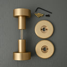 Luxe Round Solid Brass Door Knobs - Door Knobs - Yester Home - Yester Home