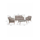 Lynton 2 Seater Sofa Set - Outdoor Sofas & Sets - Garden Trading - Yester Home