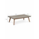 Lynton Rectangular Coffee Table | Grey - Outdoor Dining Tables & Sets - Garden Trading - Yester Home