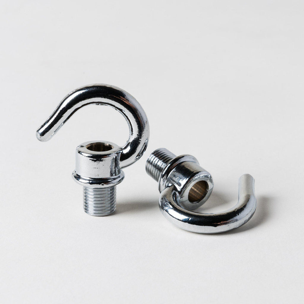 M10 Male Hook Only - Various Finishes-Component Parts-Yester Home