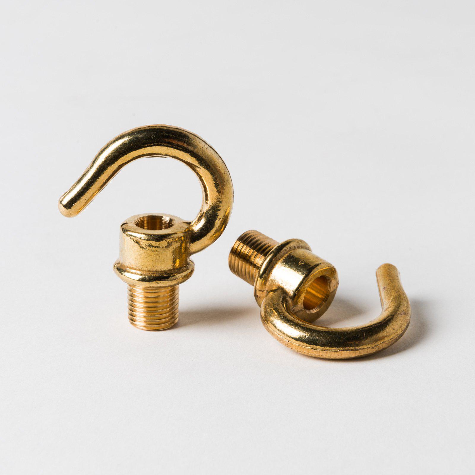 M10 Male Hook Only - Various Finishes-Component Parts-Yester Home