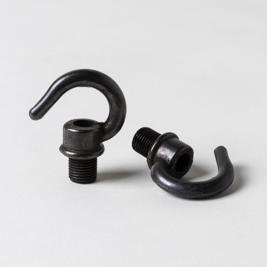 M10 Male Hook Only - Various Finishes-Component Parts-Yester Home