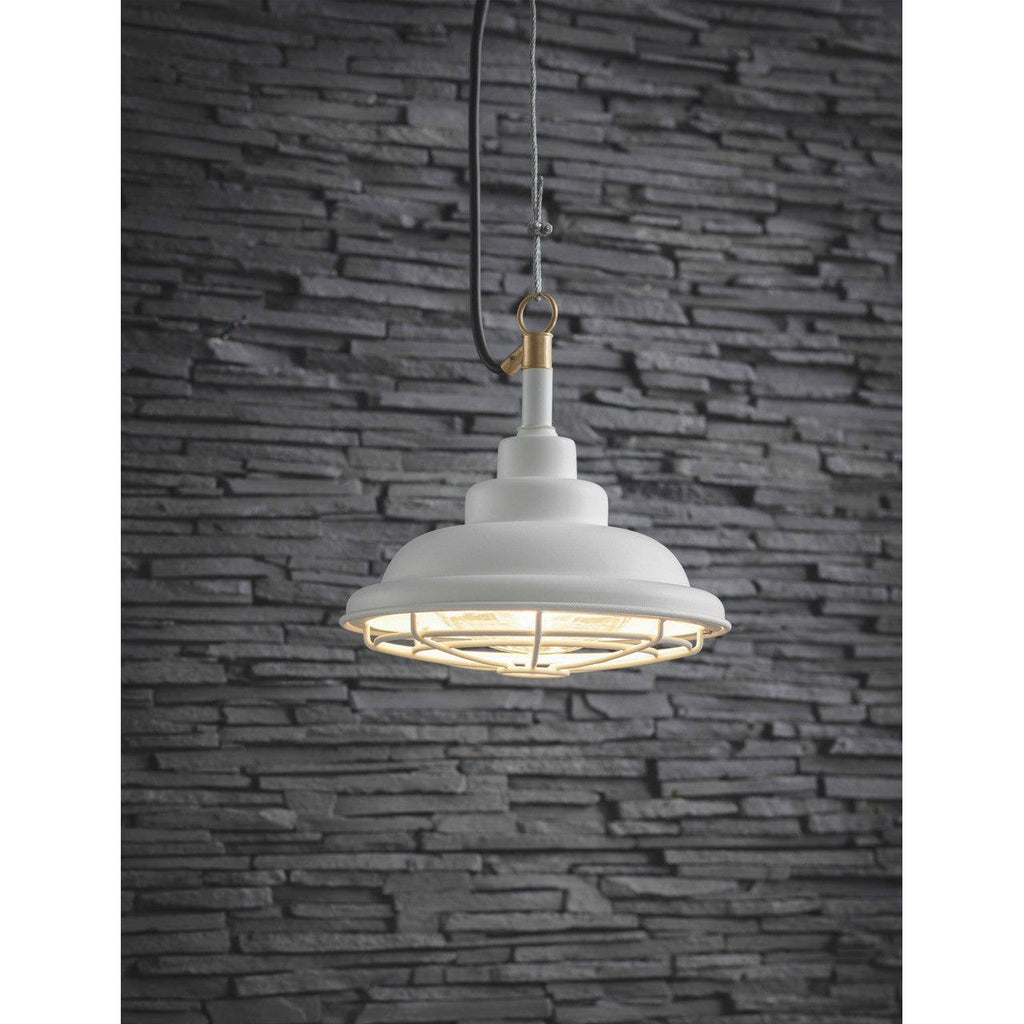 Mariner Outdoor Pendant in Lily White-Pendant Lights-Yester Home