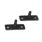 Matt Black 10" Hammered Newbury Stay | From The Anvil-Stays-Yester Home
