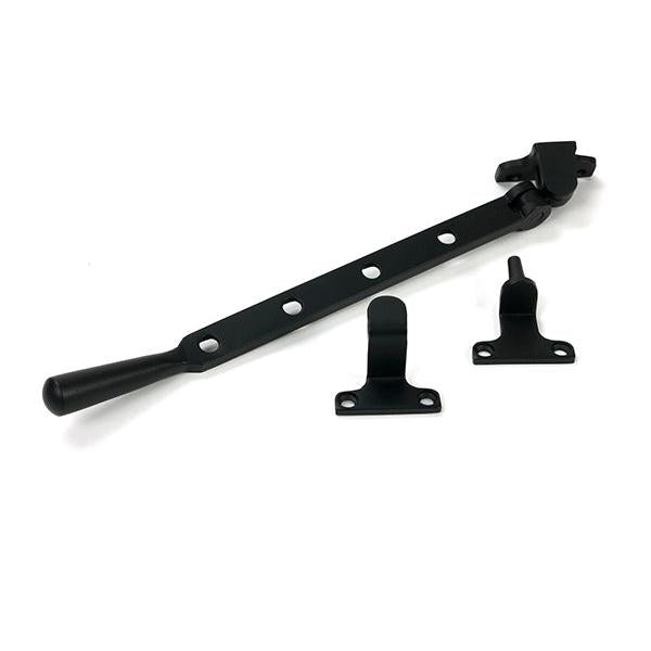 Matt Black 10" Newbury Stay (Steel Window) - Stays - From The Anvil - Yester Home