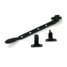 Matt Black 10" Reeded Stay (Steel Window) - Stays - From The Anvil - Yester Home