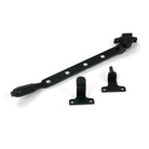 Matt Black 10" Reeded Stay (Steel Window) - Stays - From The Anvil - Yester Home