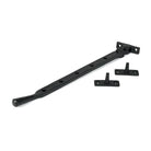 Matt Black 12" Hammered Newbury Stay | From The Anvil-Stays-Yester Home