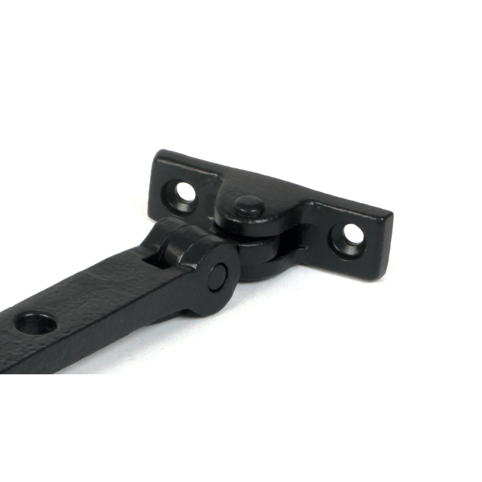 Matt Black 12" Hammered Newbury Stay | From The Anvil - Stays - From The Anvil - Yester Home