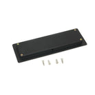 Matt Black 175mm Art Deco Rectangular Pull | From The Anvil-Cabinet Pulls-Yester Home