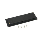 Matt Black 175mm Art Deco Rectangular Pull | From The Anvil - Cabinet Pulls - From The Anvil - Yester Home