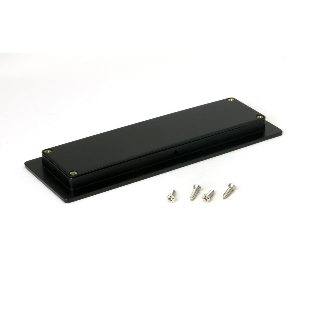Matt Black 175mm Plain Rectangular Pull | From The Anvil-Cabinet Pulls-Yester Home