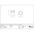Matt Black 200mm Plain Edge Pull | From The Anvil - Cabinet Pulls - From The Anvil - Yester Home