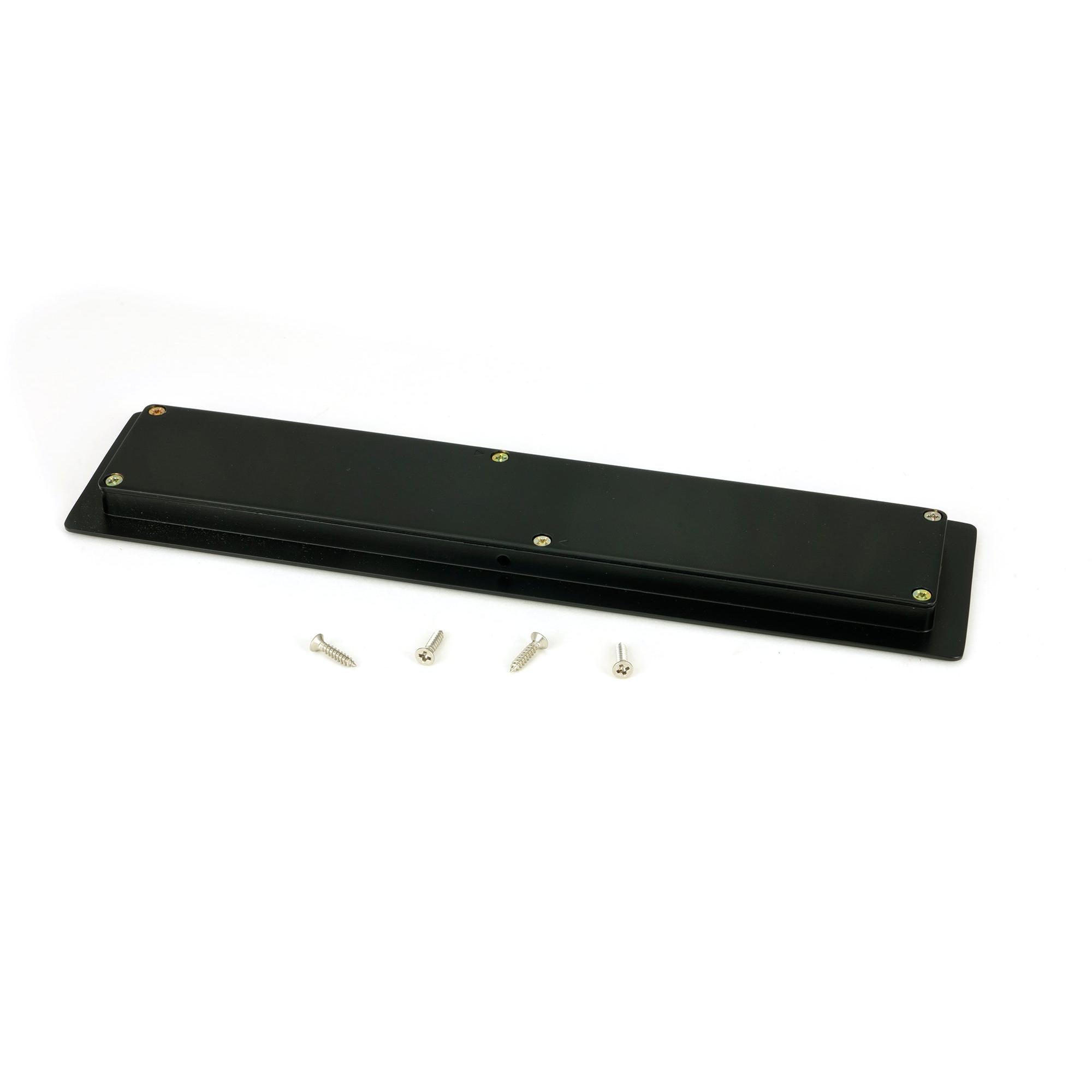 Matt Black 250mm Art Deco Rectangular Pull | From The Anvil - Cabinet Pulls - From The Anvil - Yester Home