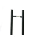 Matt Black (316) 0.6m Offset T Bar Handle B2B 32mm Ø | From The Anvil-Pull Handles-Yester Home