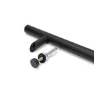 Matt Black (316) 0.6m Offset T Bar Handle Bolt Fix 32mm Ø | From The Anvil-Pull Handles-Yester Home