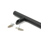Matt Black (316) 0.6m Offset T Bar Handle Secret Fix 32mm Ø | From The Anvil-Pull Handles-Yester Home