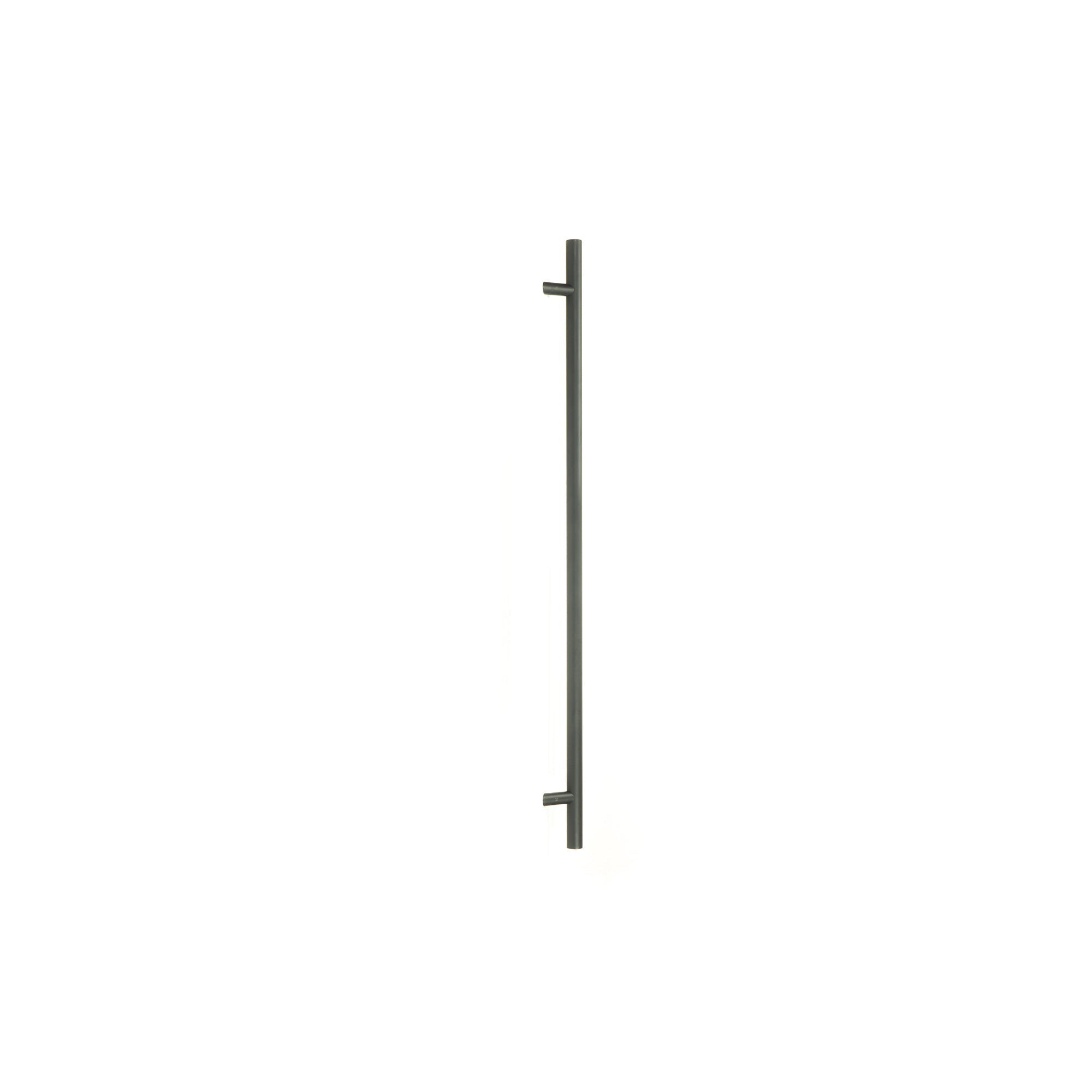 Matt Black (316) 1.2m Offset T Bar Handle Bolt Fix 32mm Ø | From The Anvil-Pull Handles-Yester Home