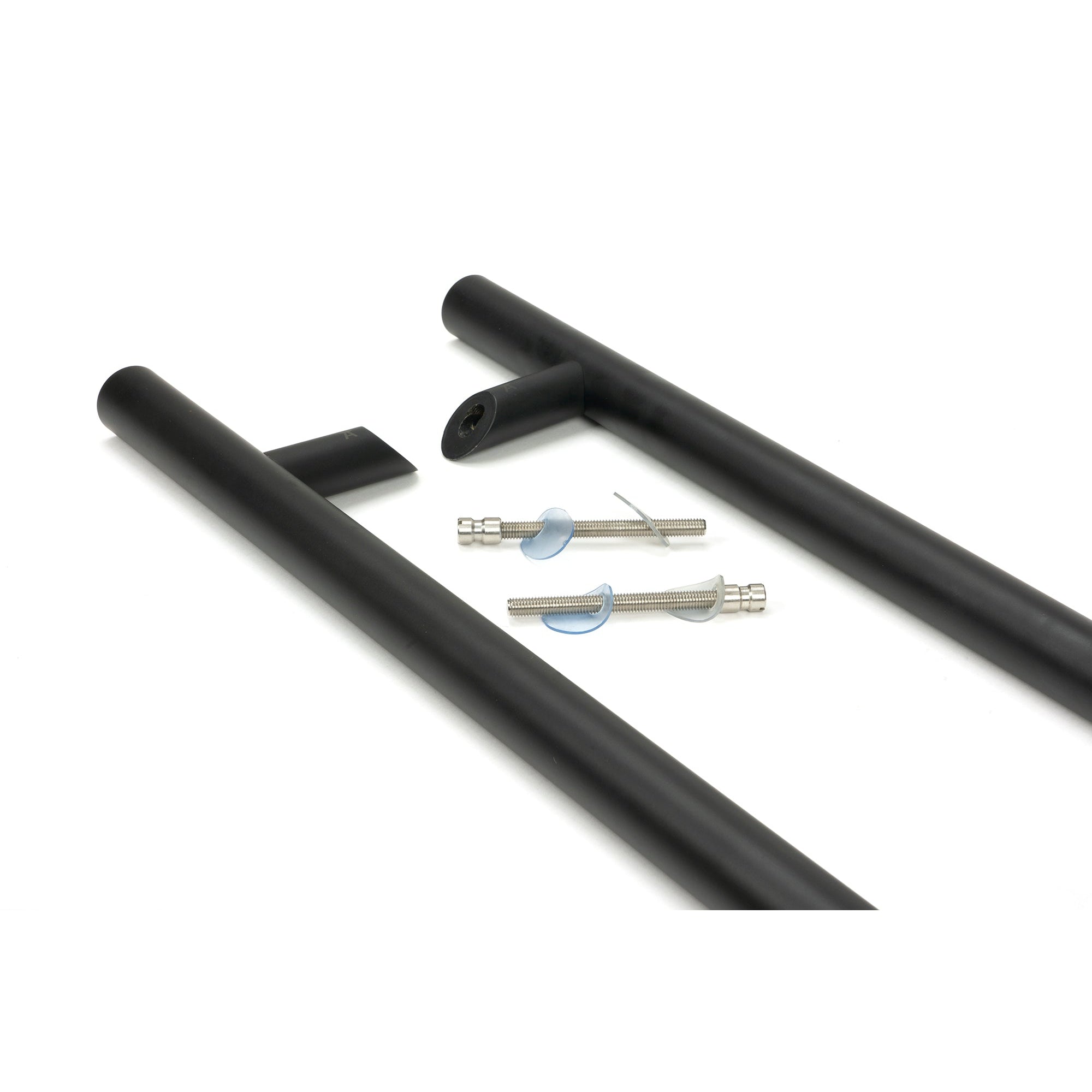 Matt Black (316) 1.5m Offset T Bar Handle B2B 32mm Ø | From The Anvil-Pull Handles-Yester Home