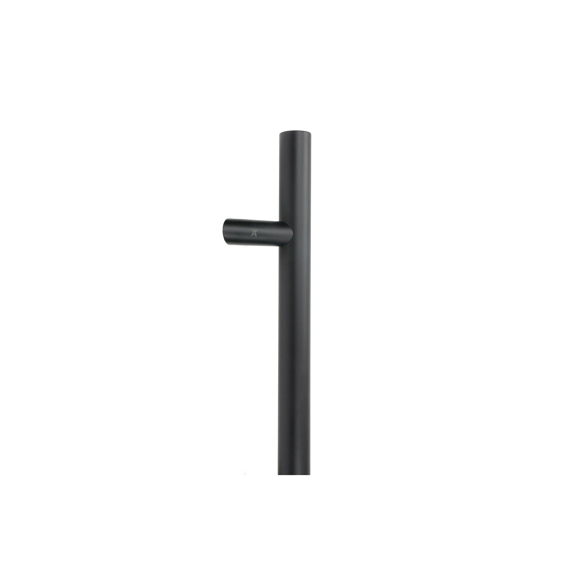 Matt Black (316) 1.5m Offset T Bar Handle Bolt Fix 32mm Ø | From The Anvil-Pull Handles-Yester Home