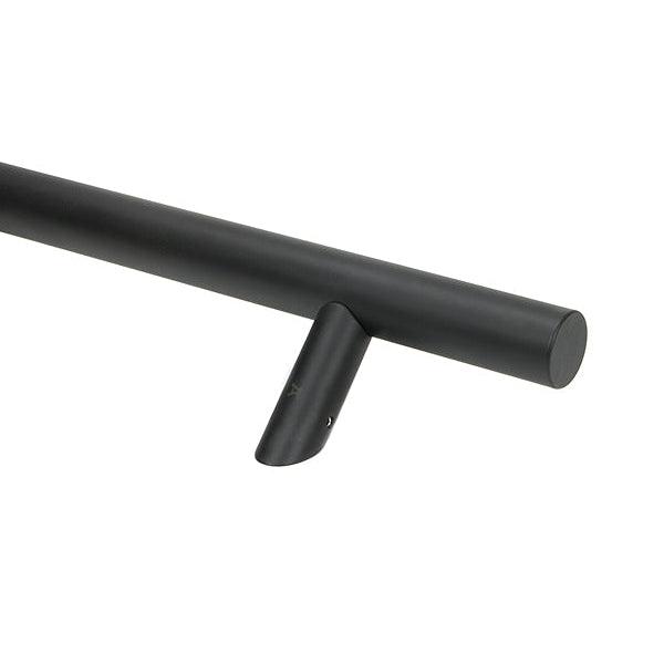 Matt Black (316) 1.5m Offset T Bar Handle Secret Fix 32mm Ø | From The Anvil-Pull Handles-Yester Home