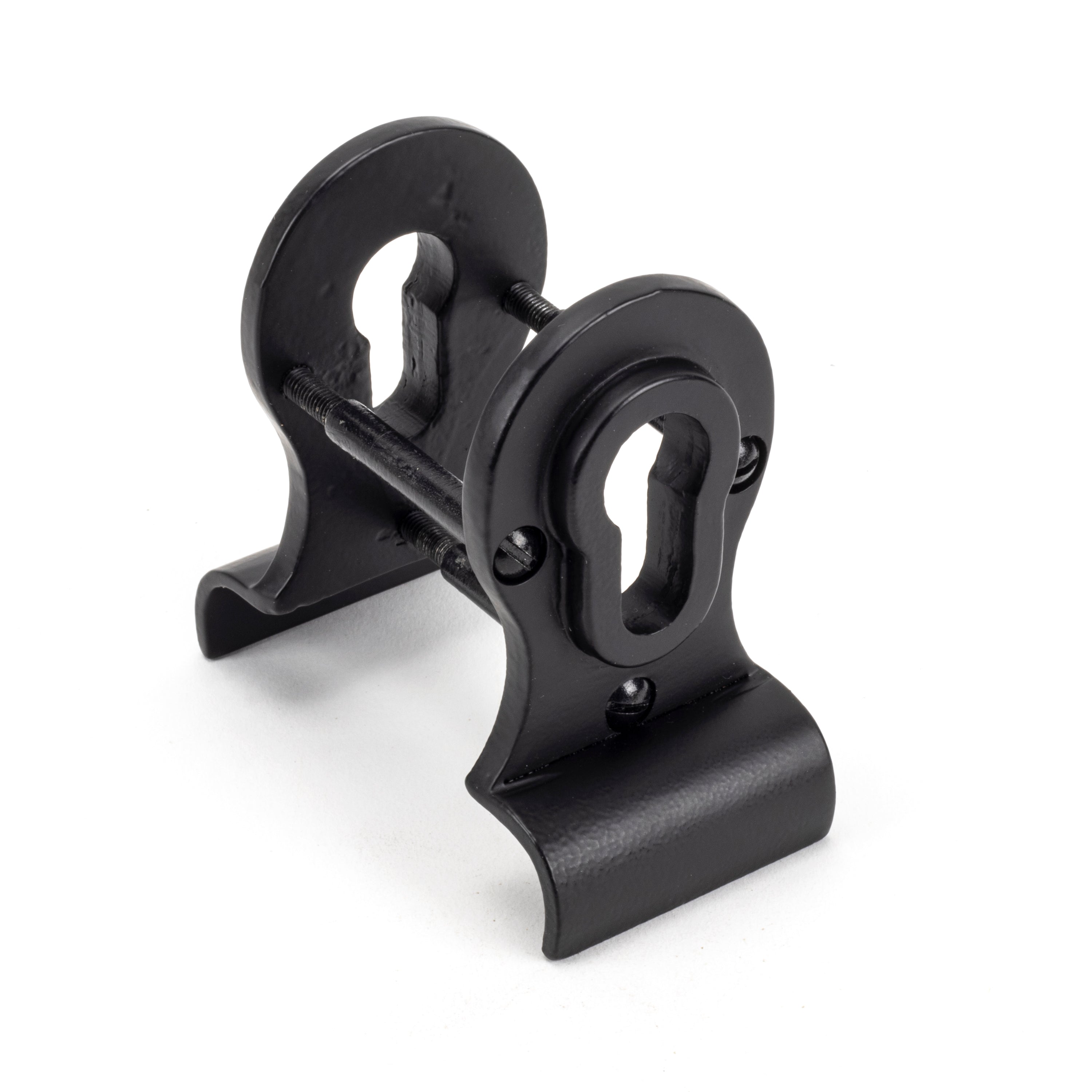 Matt Black 50mm Euro Door Pull (Back to Back fixing) | From The Anvil-Euro Pulls-Yester Home
