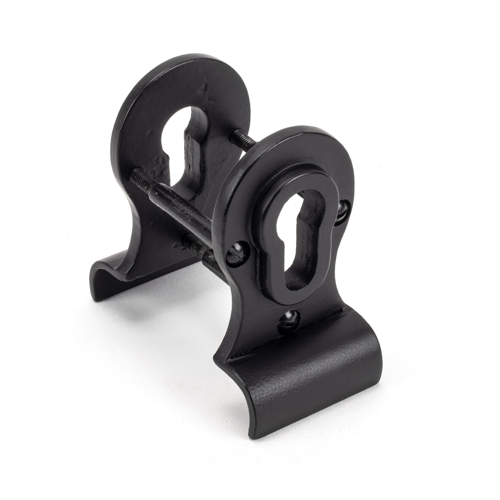 Matt Black 50mm Euro Door Pull (Back to Back fixing) | From The Anvil - Euro Pulls - From The Anvil - Yester Home