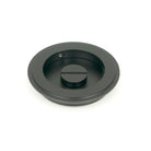 Matt Black 75mm Art Deco Round Pull - Privacy Set | From The Anvil - Cabinet Pulls - From The Anvil - Yester Home