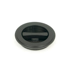 Matt Black 75mm Art Deco Round Pull - Privacy Set | From The Anvil-Cabinet Pulls-Yester Home