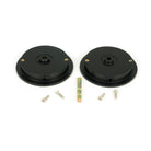 Matt Black 75mm Plain Round Pull - Privacy Set | From The Anvil - Cabinet Pulls - From The Anvil - Yester Home
