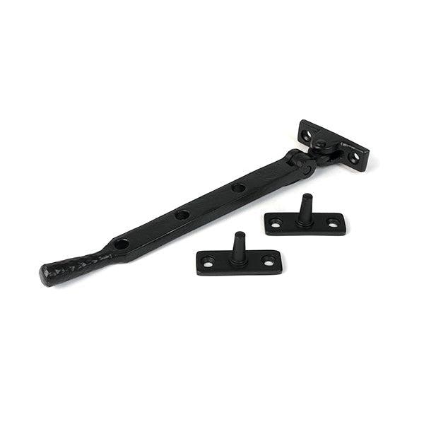 Matt Black 8" Hammered Newbury Stay | From The Anvil-Stays-Yester Home