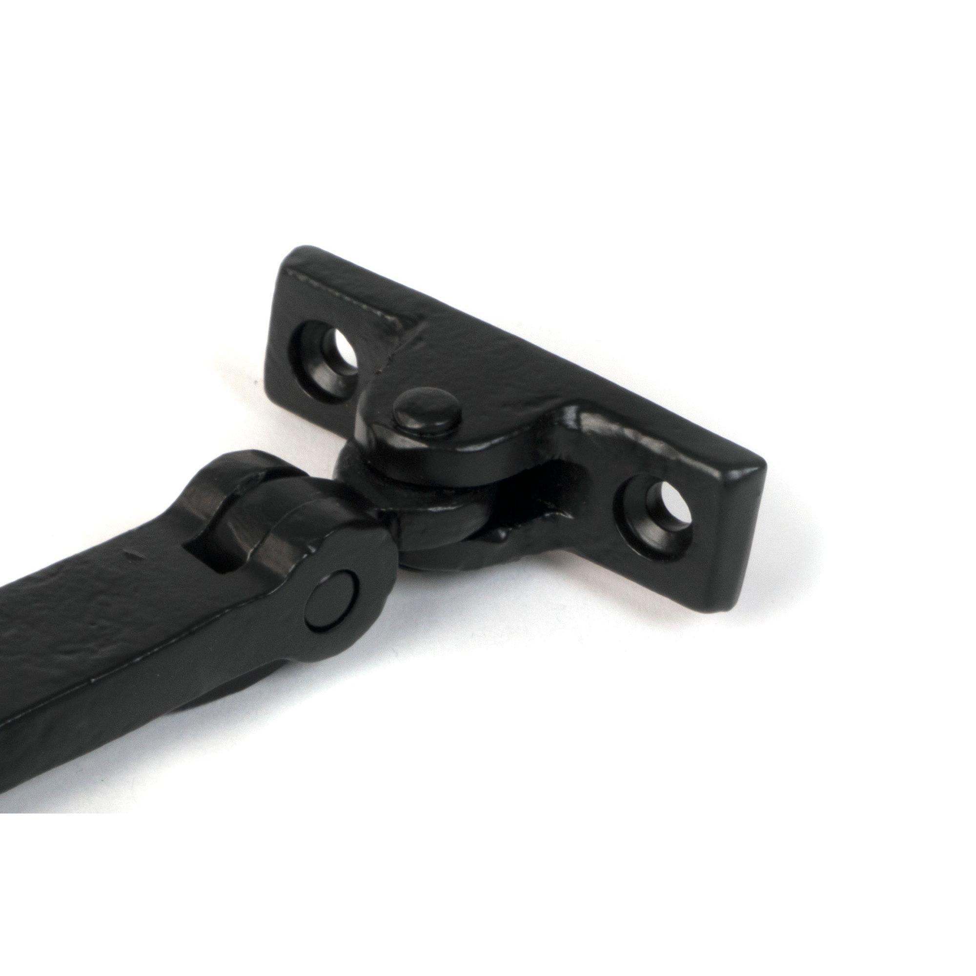 Matt Black 8" Hammered Newbury Stay | From The Anvil - Stays - From The Anvil - Yester Home